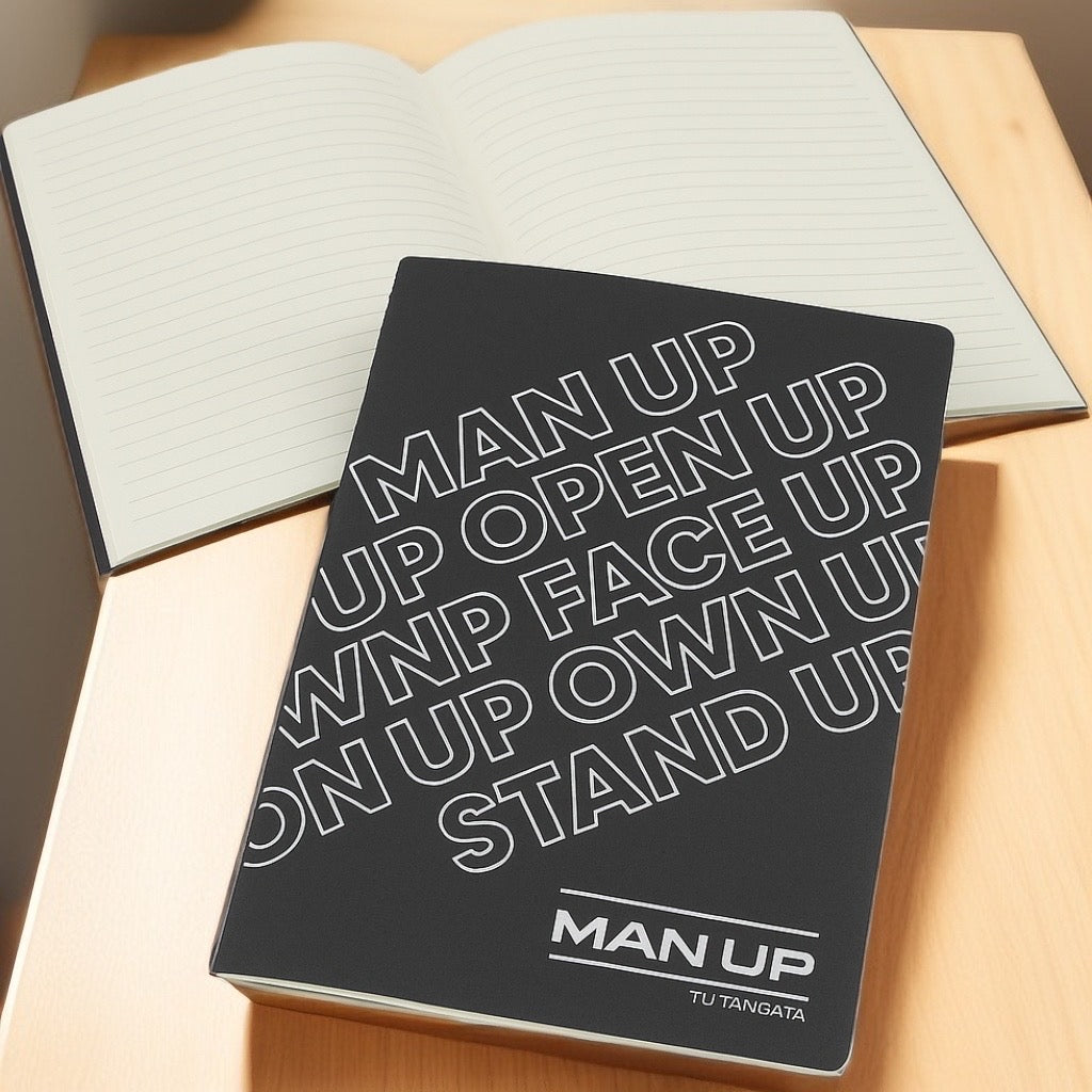 Man Up Notebook – Tu Tangata Edition