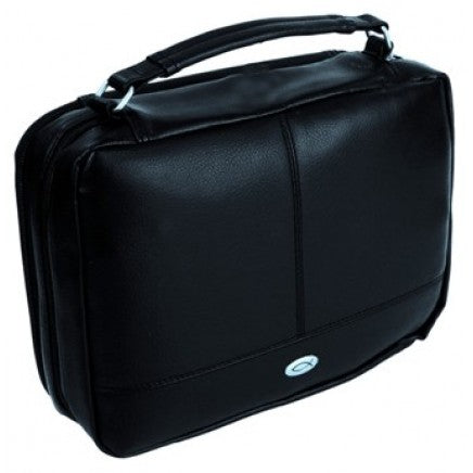 Bible Case Black Two-Fold Luxleather Organizer Large