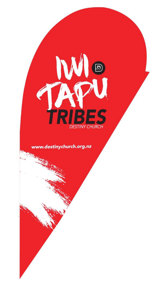 Iwi Tapu Double sided 3.5m flag
