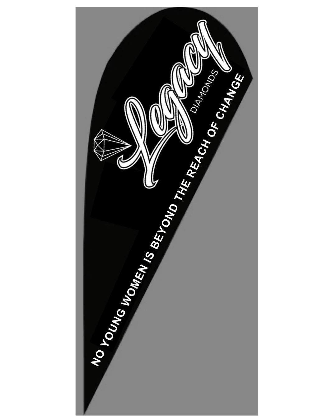 Legacy Diamonds Double sided 3.5m flag