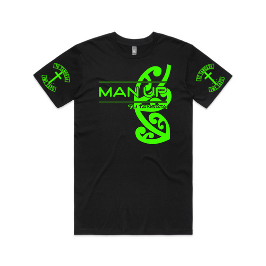 Neon Man Up Tee