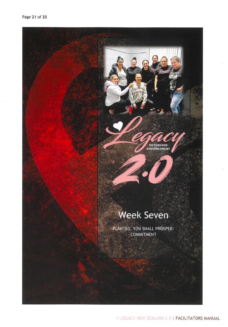 Legacy 2.0 Facilitators Manual