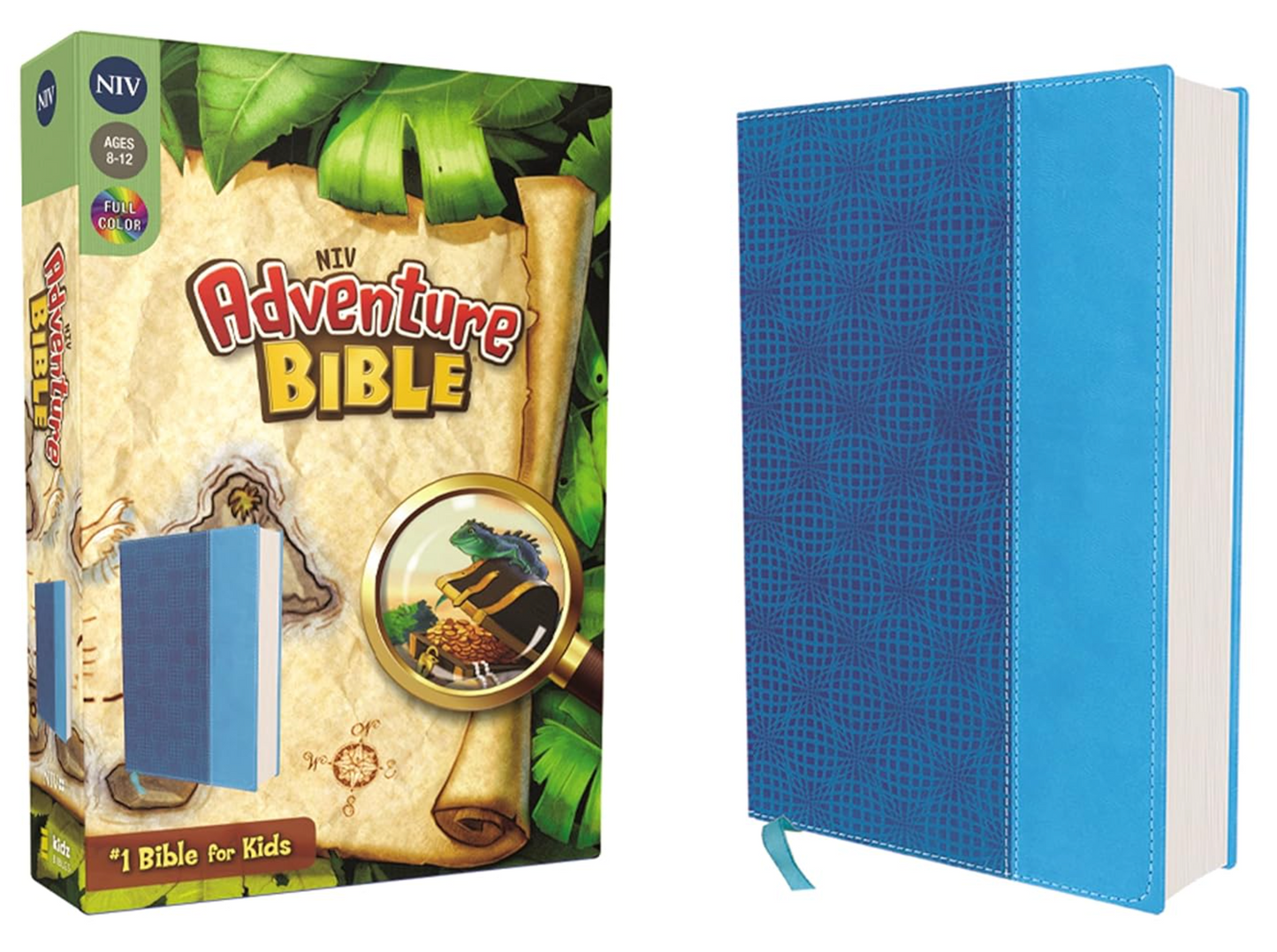 NIV: Adventure Bible, Electric Blue / Ocean Blue, Italian Duo-Tone