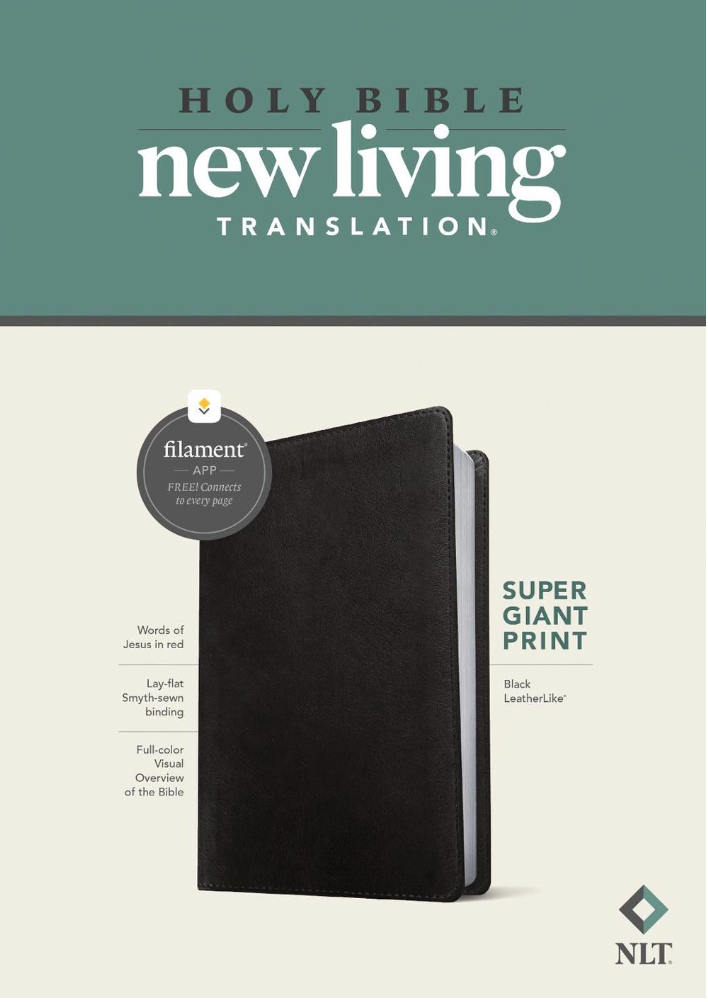 NLT Super Giant Print Bible, Filament Enable edition