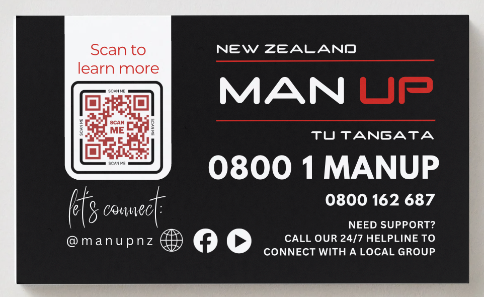 Man Up Business Cards