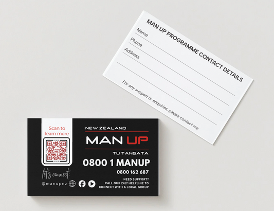 Man Up Business Cards