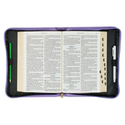 Bible Case By Grace You Have Been Saved Lilac Medium